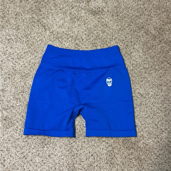Blue Athletic Shorts for Women - Picture 1 of 3